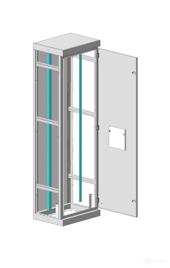 MULTICOLOR Housing VRU-1 (600x1800x600) (WxHxD) IP31 RAL 7035; without mounting panels
