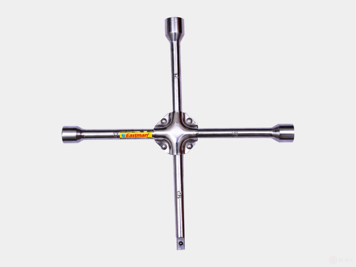 Cruciform cylinder wrench 17 x 19 x 21 x 23 mm