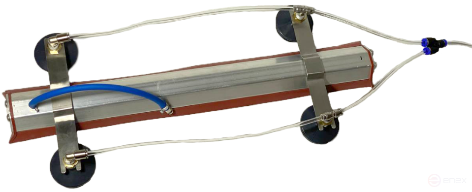 Protective corner profile, T-bar seam, 300 mm