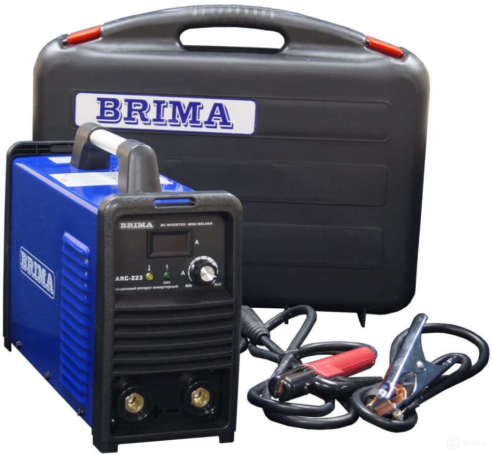 BRIMA PROFESSIONAL ARC-223 inverter unit (220V) in a case