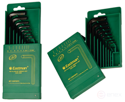 Набор метрических шестигранных ключей (1,5 - 10 мм)