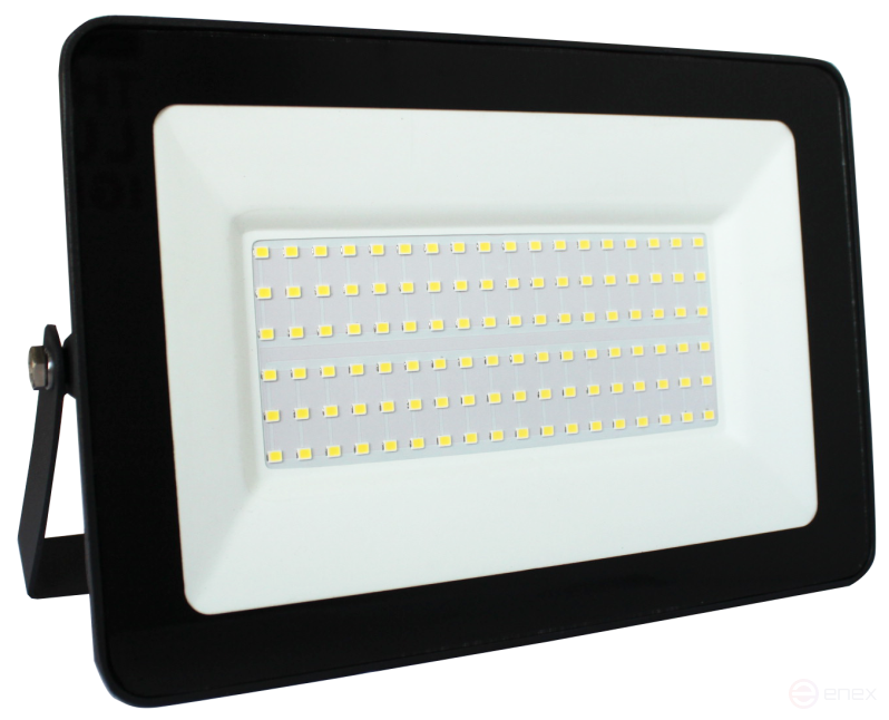 Светодиодный прожектор RSV-SFL-3-150W-6500K, 6500K, 150 W SMD, IP 65,цвет чёрный, слим