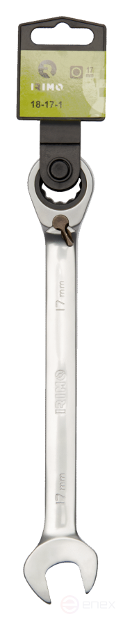 Комбинированный ключ с храповиком, 18 мм