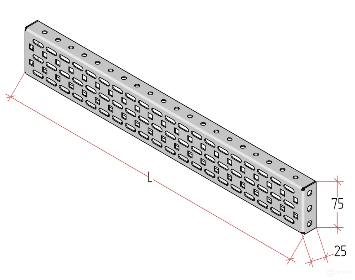 MULTICOLOR Spar ML75 (1000) (WxDxH) Soc 1.5 mm