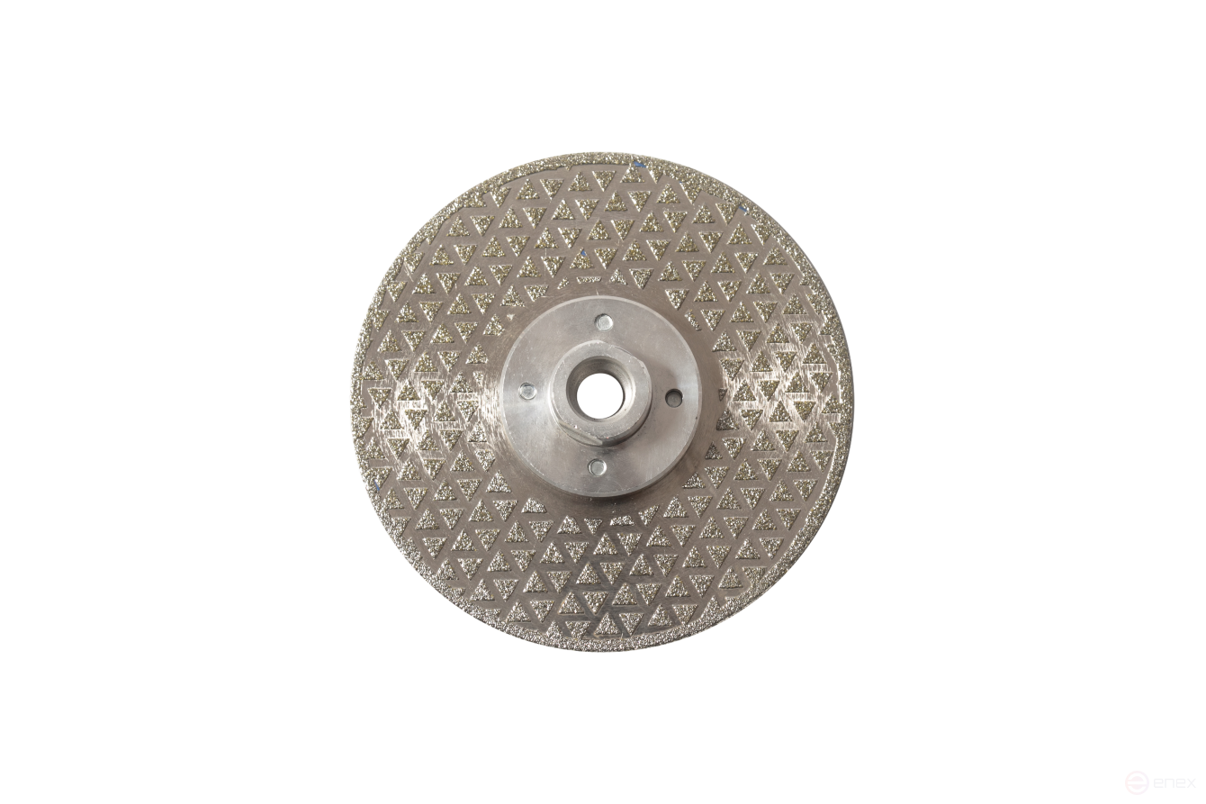 Diamond electroplating silver disc SKOLE 125 mm AZ24-125B