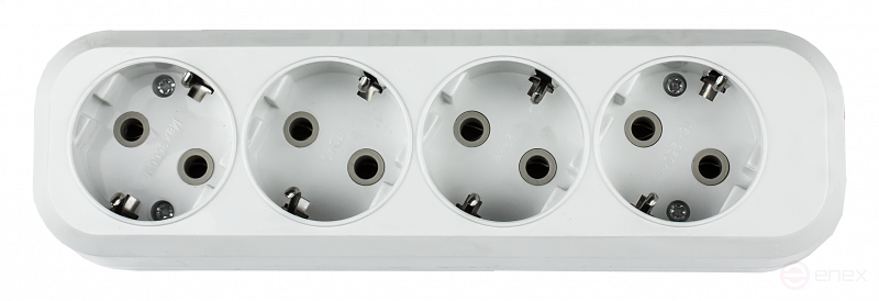 Колодка УЗ-4-GRAND четырехместная с заземлением 5140 IN HOME