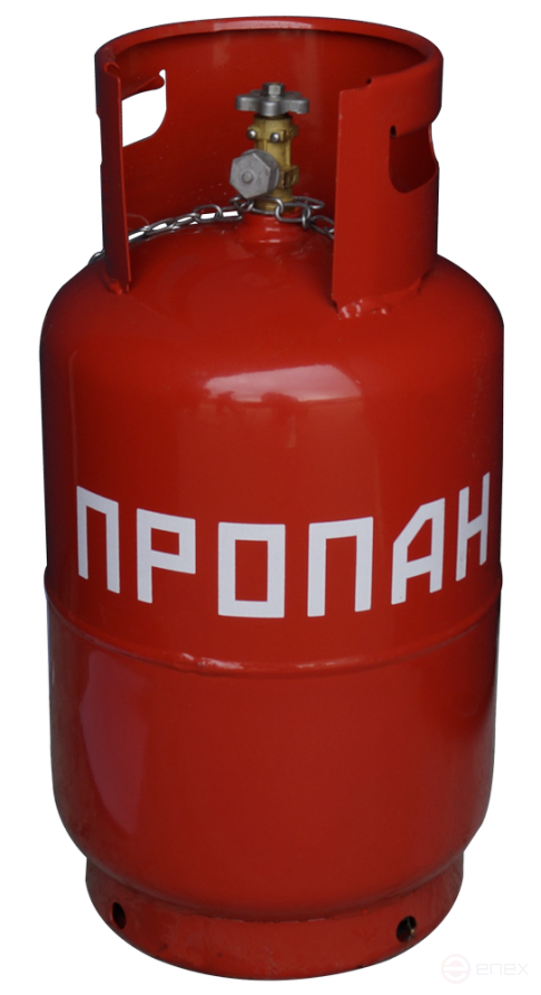 Баллон пропановый 12л (вентиль / клапан)
