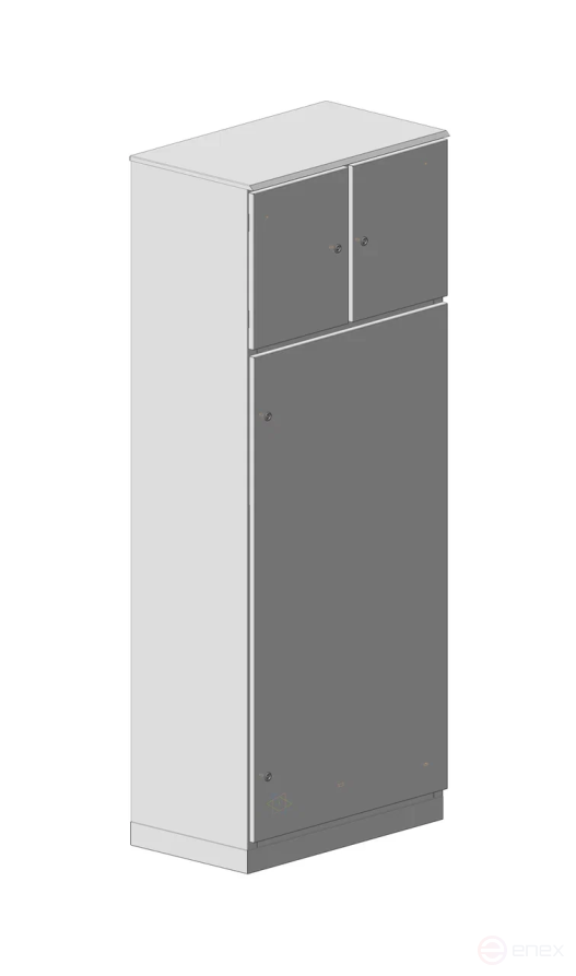 MULTICOLOR Housing VRU-3 IP-54 (630x1800x450) (WxHxD) RAL 7035; without mounting panels