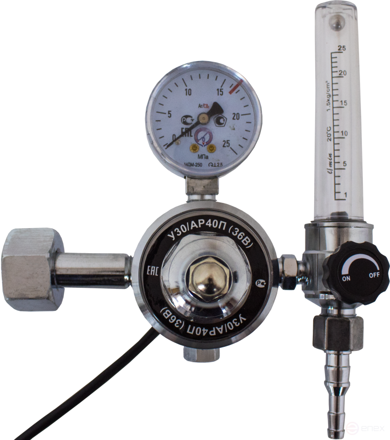 Регулятор УГЛЕКИСЛ/АРГОН. У-30/АР-40П (К (36В)