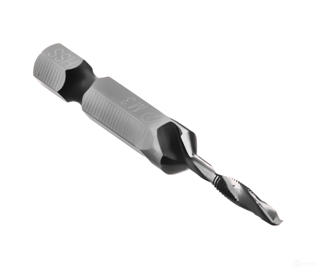 Сверло-метчик ПРАКТИКА М3, шаг 0,5, длина 49 мм, хвостовик HEX 1/4