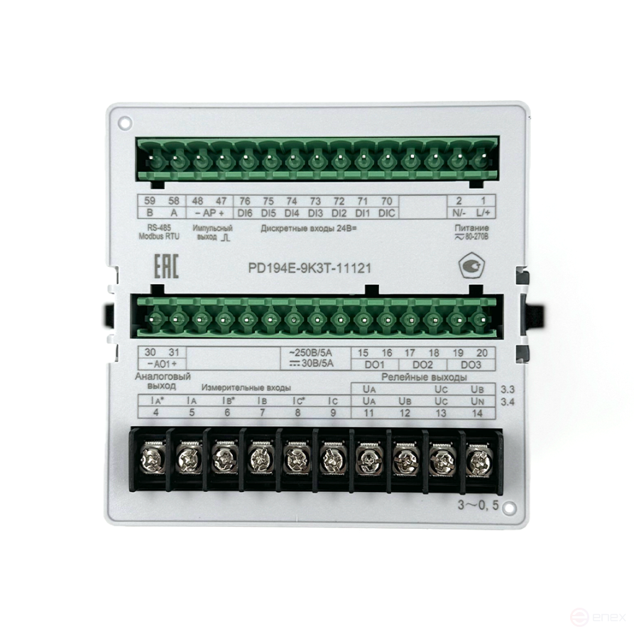 Multifunctional device PD194E-9K3T-11121-5A/5A-500V-4...20mA-3.4-0.5