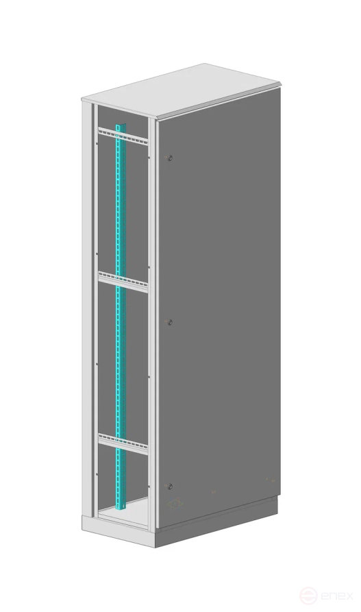 MULTICOLOR Housing VRU-1 IP-54 (800x2000x450) with removable side panels (WxHxD) RAL 7035; without mounting panels