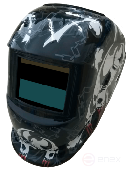 Самозатемняющаяся сварочная маска BRIMA MEGA HA-1110o череп