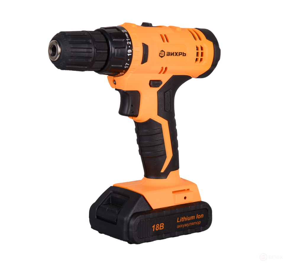 Drill-screwdriver WHIRLWIND DA-18L-2K
