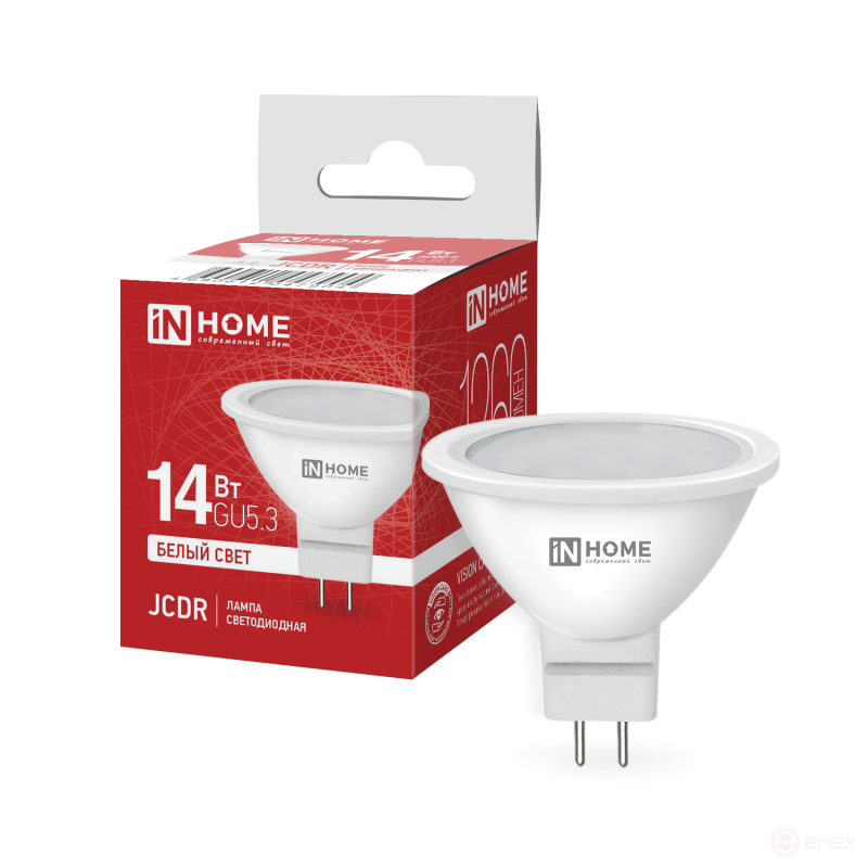 LED Lamp LED-JCDR-VC 14W 230V GU5.3 4000K 1260Lm IN HOME