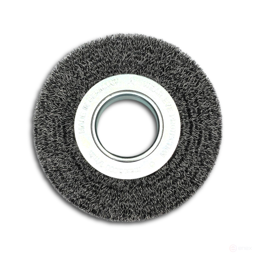 Cylindrical corrugated brush, D300 mm, width 40 mm, steel corrugated wire STA 0.30 mm