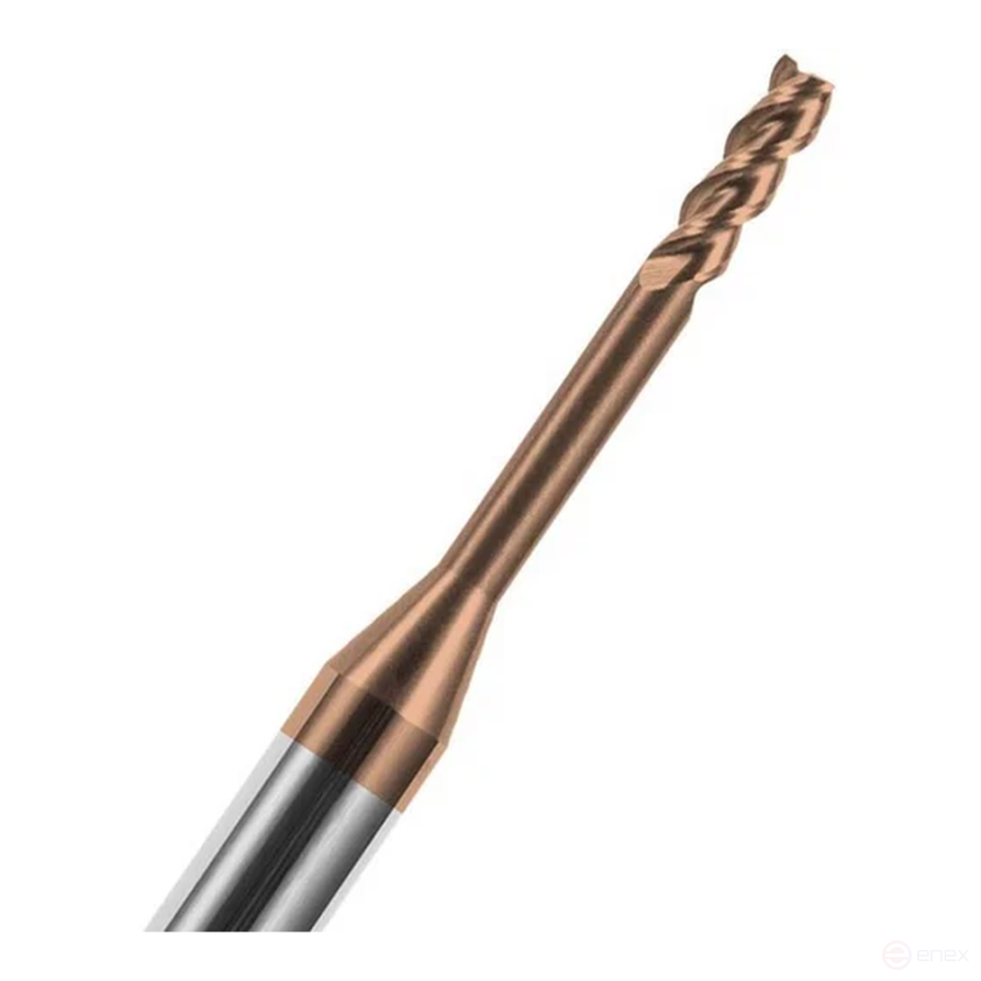 End milling cutter VHM TiSiN 0.5x6x50x4 z2 ToolPro