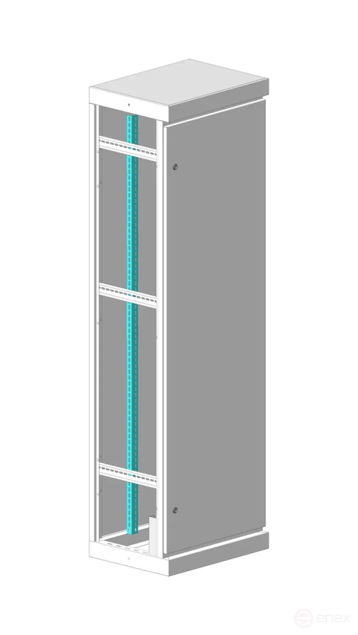 MULTICOLOR Housing VRU-1 (600x2000x600) (WxHxD) IP31 RAL 7035; without mounting panels