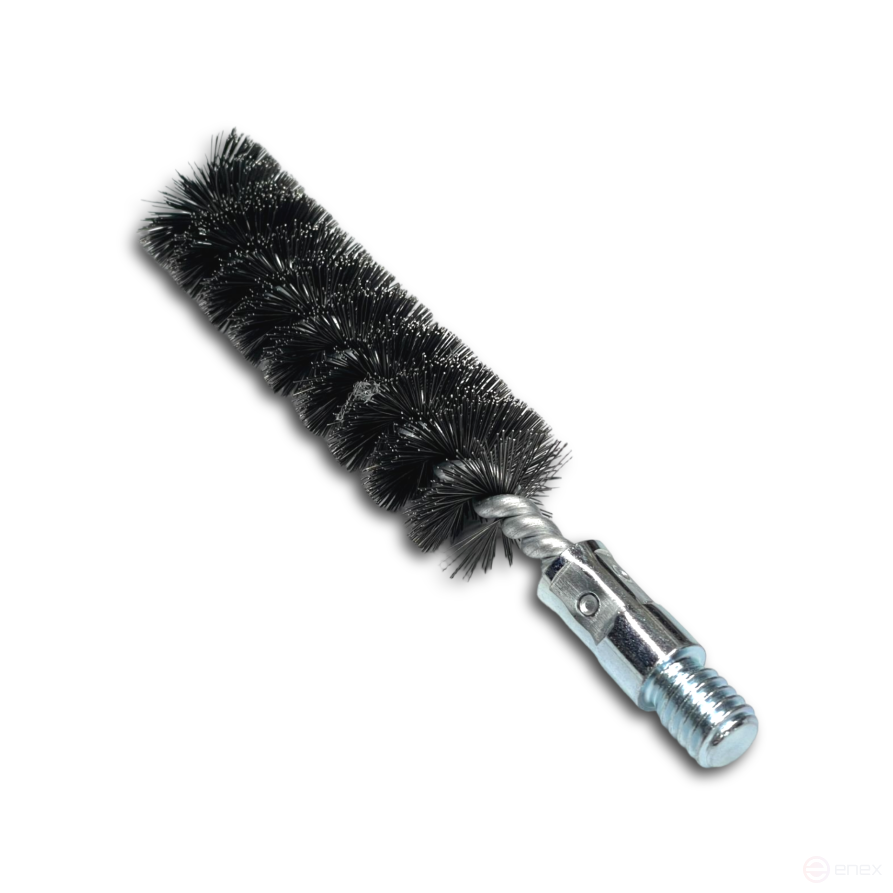 IBG brush, 160*100 mm, diameter 30 mm, straight steel wire STA 0.30 mm, fit W1/2", with plastic suspension
