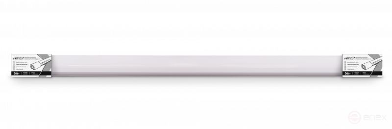 LED sealed transit lamp CHIPBOARD-157T 36W 4000K 4500Lm 125lm/W 1200x60x36mm IP65 NEOX