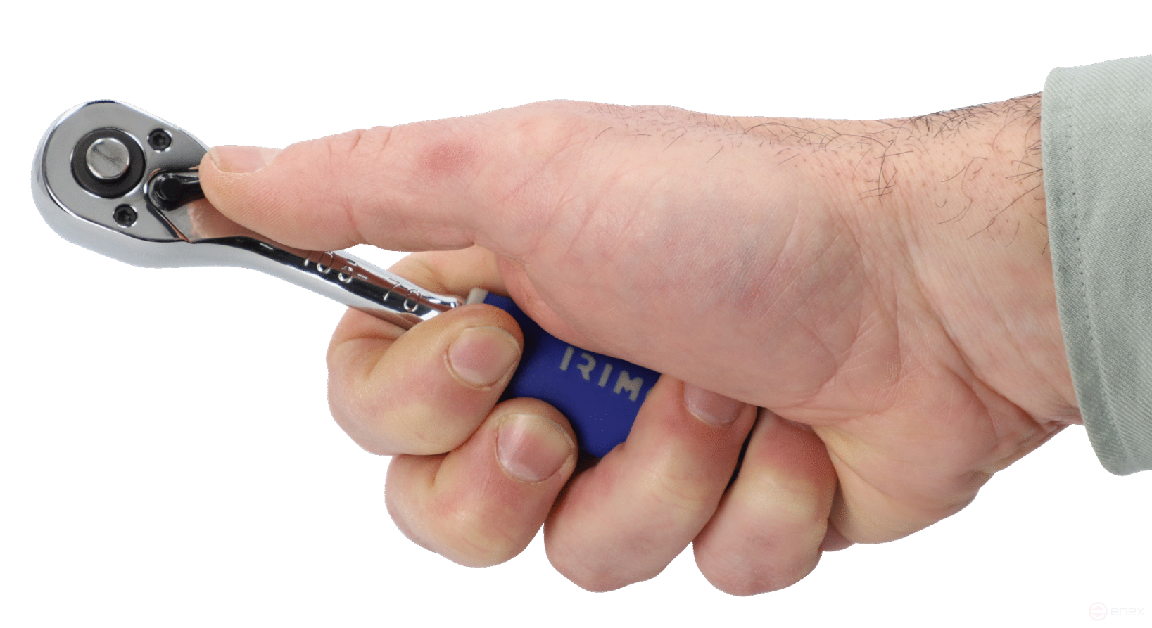 Реверсивная рукоятка грушевидного типа 1/4, 72 зуба, 150 мм