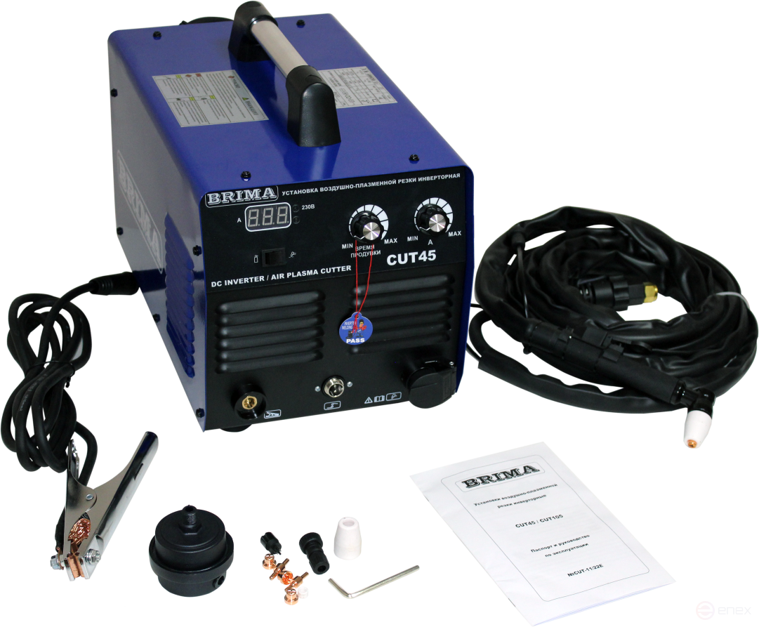 УСТ-КА ИНВ. ВОЗД-ПЛАЗМ.РЕЗКИ CUT 45 "BRIMA С КОМПРЕССОРОМ