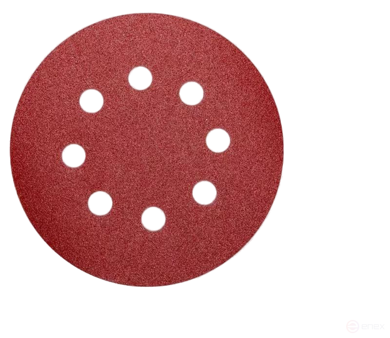 Skole 125 mm Velcro abrasive wheel with holes P120 (pack/100 pcs) DAP-125120