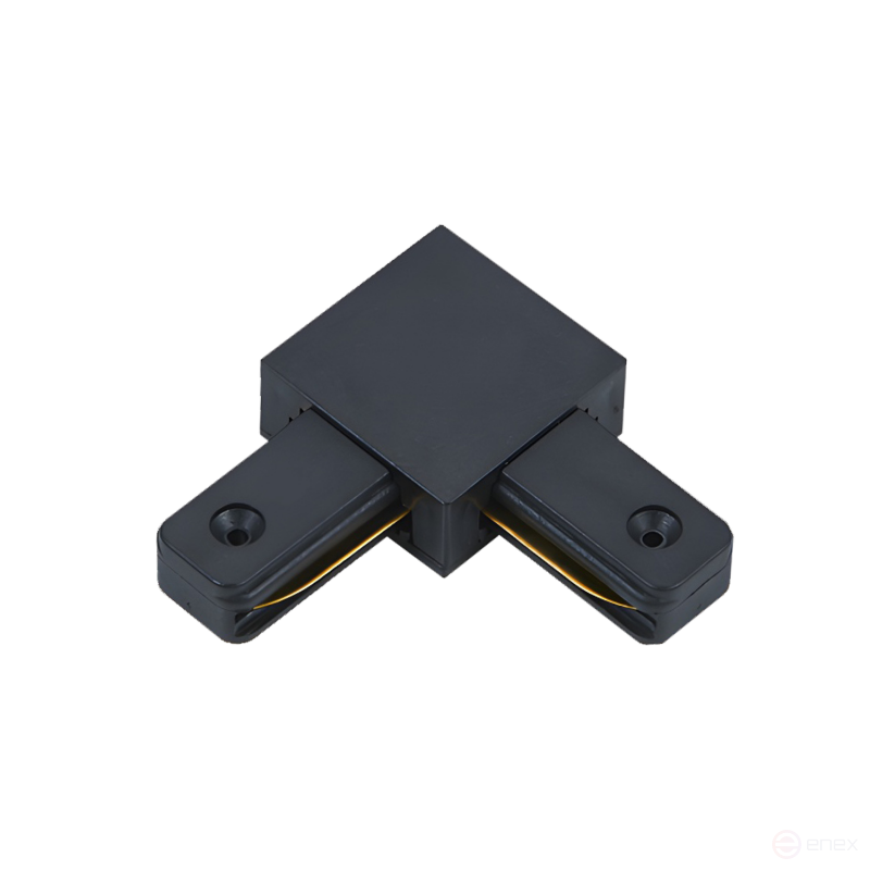 Коннектор L-тип LSB-BL для шинопровода SB черный IN HOME