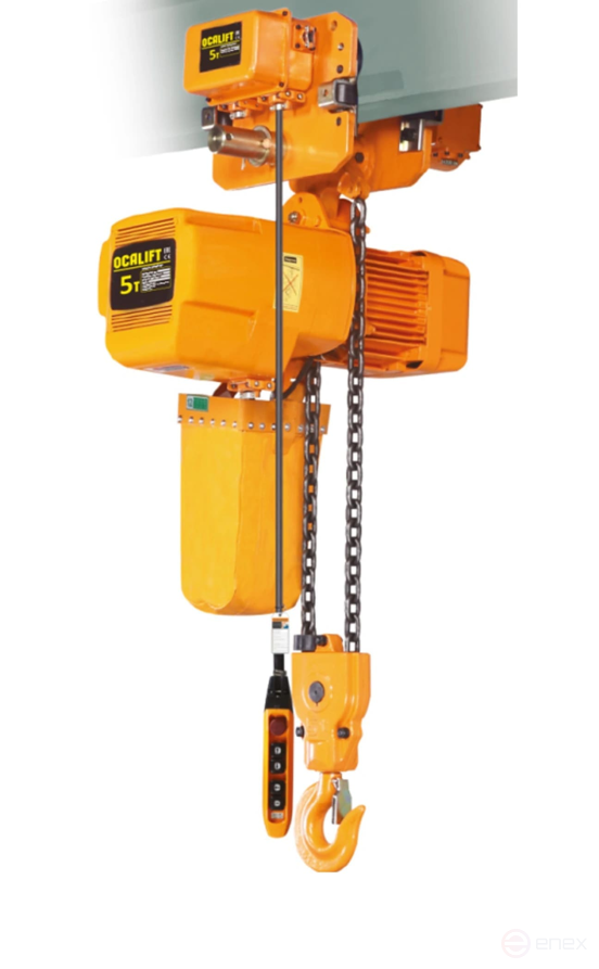 Таль электрическая цепная OCALIFT M05-02D 5 т 12м 380в М-серия Инвертор установлен на подъем