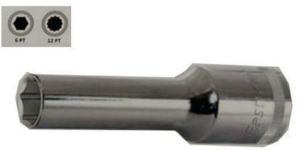 End head elongated twelve-sided 1/2", 17 mm