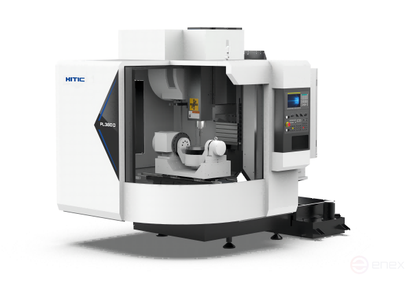 Пятиосевой вертикально-фрезерный обрабатывающий центр HITIC PL380D с наклонно-поворотным столом