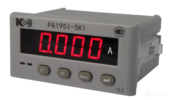 Ammeter PA195I-5K1-100A/75mV-4...20mA-K-0.2