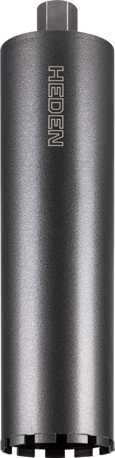 Heden diamond crown 132x450 mm, 1 1/4" UNC, 11 segments, art. 410.010