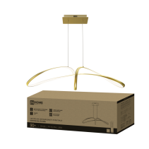 LED lamp ESTETIKA DALI-FX-90GL 90W 230V 3000-6500K 920x245x230mm 1.2m cable DN gold IN HOME