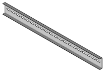 MULTICOLOR Perforated channel M8 (450) Soc 2.0 mm