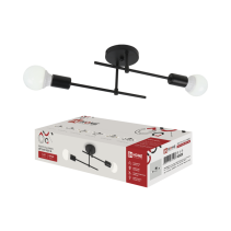 Lamp chandelier LOFT EASY-2E27-BL 2xE27 black IN HOME