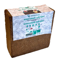 Coconut substrate for plants Geoplastboard, briquette 70 liters