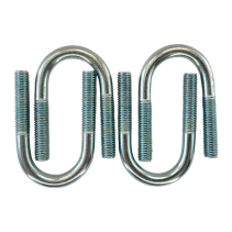 Керн Комплект хомут U образный гост 24137-80 м6х20 + 2 гайки + 2шайбы. Оцинкованный. 10 комплектов RKU00060182010