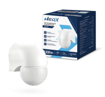 Motion Sensor Infrared DD 10B 1200W 180 gr. 12m IP44 White NEOX