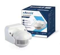Motion Sensor Infrared DD 09B 1200W 180 gr.12m IP44 White NEOX