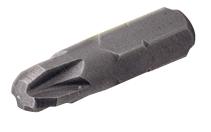 Bits PZ1 25MM 1/4, 10 pcs.