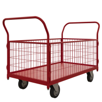 Тележка платформенная с бортами ТС 5 RT (700х1200) колёса d 160