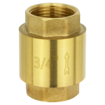 BRV-3/4, Обратный клапан Ø 3/4 дюйма с пластиковым клапаном, без фильтра