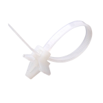 Хомут анкерный нейлоновый ЭРА NO-225-215 2.5 х 100 мм белый 50 штук