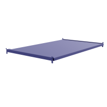 The shelf is solid (800x1200mm) for completing cabinets.