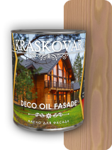 Масло для фасада Kraskovar Deco Oil Fasade Имбирь 0,75 л.