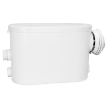 STP-200 LUX, Toilet pump chopper. Side connection of toilet, sink and shower. Production. 145 l/min. Powerful. 400 Watts.