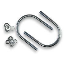 Керн Комплект хомут U образный гост 24137-80 м12х105 + 2 гайки + 2шайбы. Оцинкованный. 5 комплектов RKU00121052005