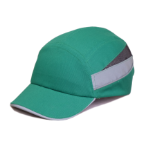 Каскетка защитная RZ BioT® CAP зеленая, козырек 55 мм
