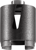 Heden diamond crown for cabinets 72x65 mm, M16, 4 segments, with side dust collector, art. 412.001
